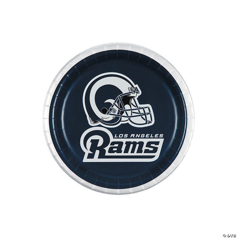 NFL&#174; Los Angeles Rams&#8482; Paper Dessert Plates - 8 Ct. Image
