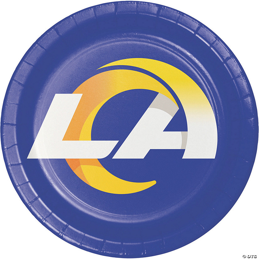 Nfl Los Angeles Rams Paper Plates - 24 Ct. Image