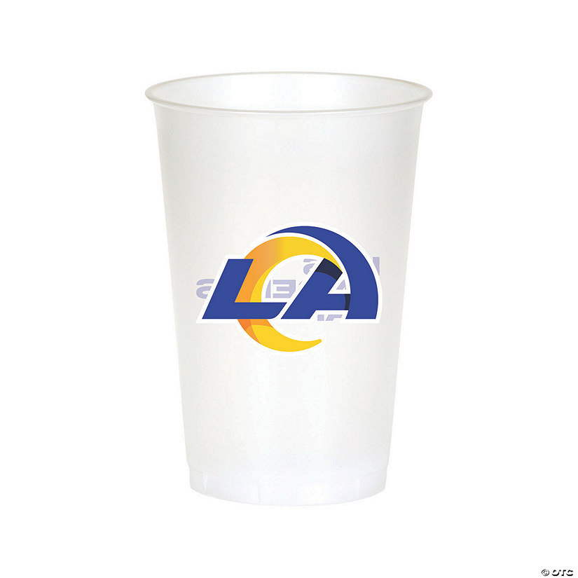 NFL Los Angeles Rams Plastic Cups 24 Ct. Oriental Trading