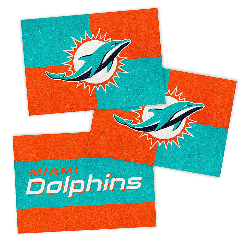 NFL Miami Dolphins Sand Art Craft Kit