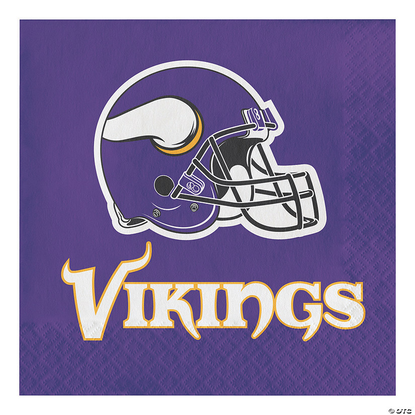 Nfl Minnesota Vikings Napkins 48 Count Image