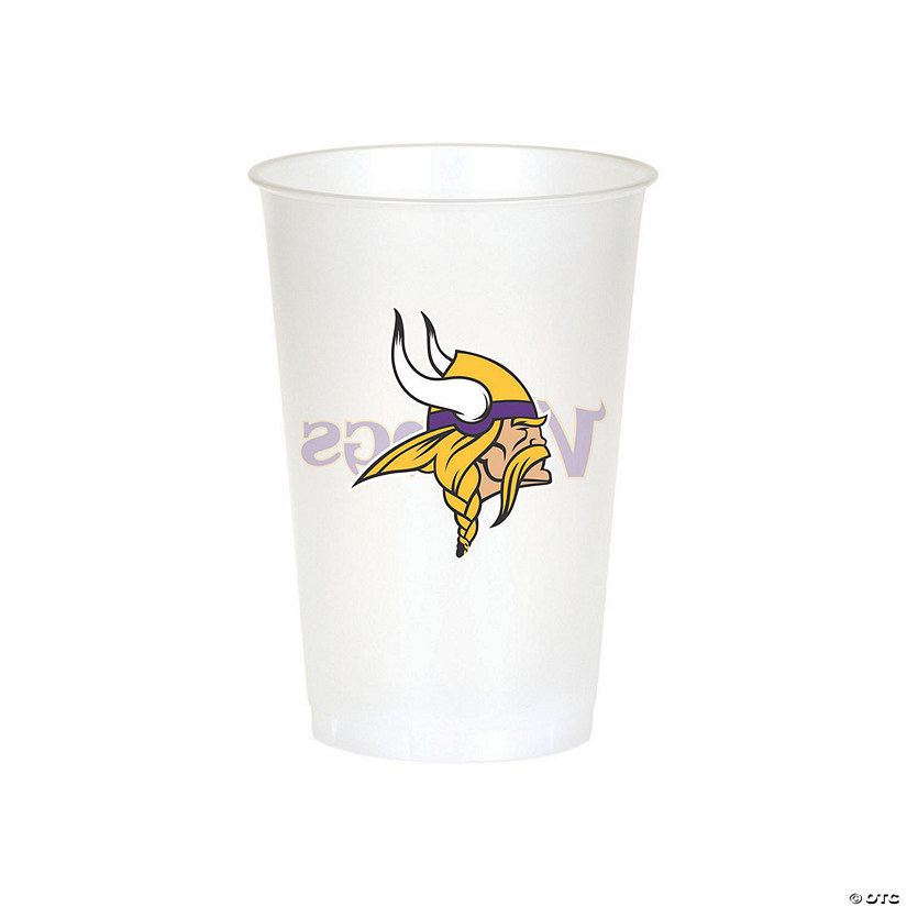 Nfl Minnesota Vikings Plastic Cups - 24 Ct. Image