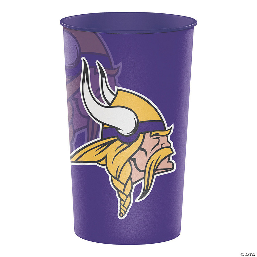 Nfl Minnesota Vikings Souvenir Plastic Cups - 8 Ct. Image