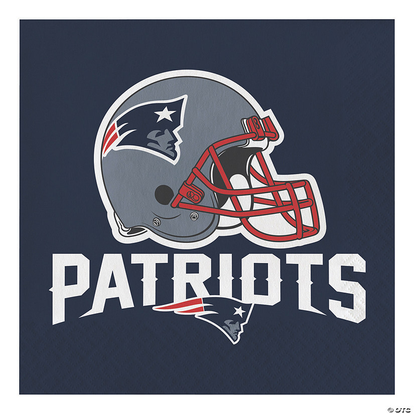 Nfl New England Patriots Napkins 48 Count Image