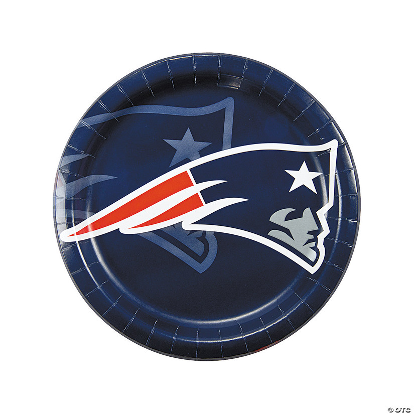 NFL&#174; New England Patriots&#8482; Paper Dinner Plates - 8 Ct. Image