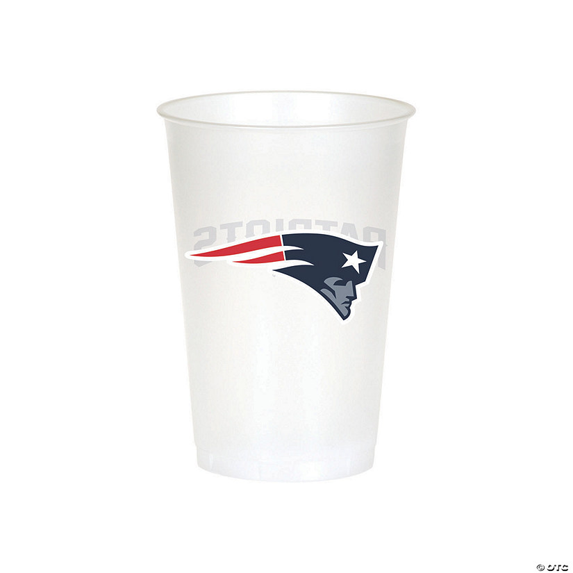 Nfl New England Patriots Plastic Cups - 24 Ct. Image