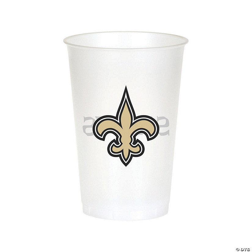 Nfl New Orleans Saints 20 Oz. Plastic Cups - 24 Ct. Image