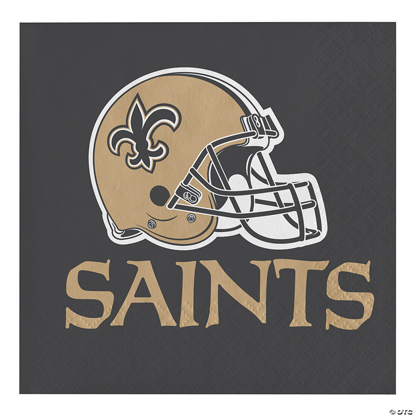 Nfl New Orleans Saints Napkins 48 Count Image