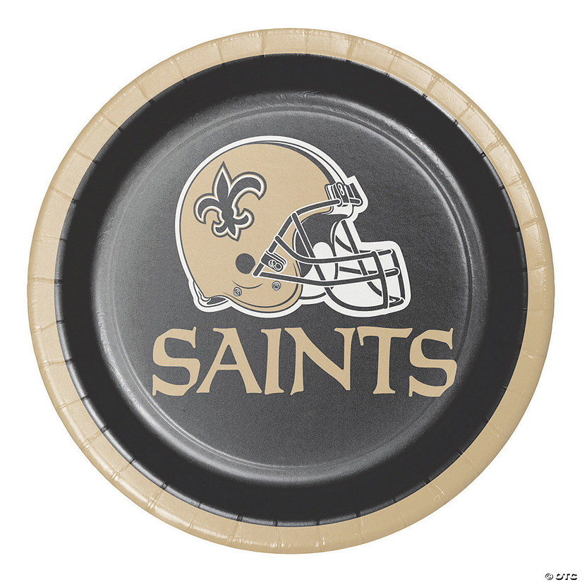 NFL New Orleans Saints Paper Dessert Plates - 24 Ct. Image