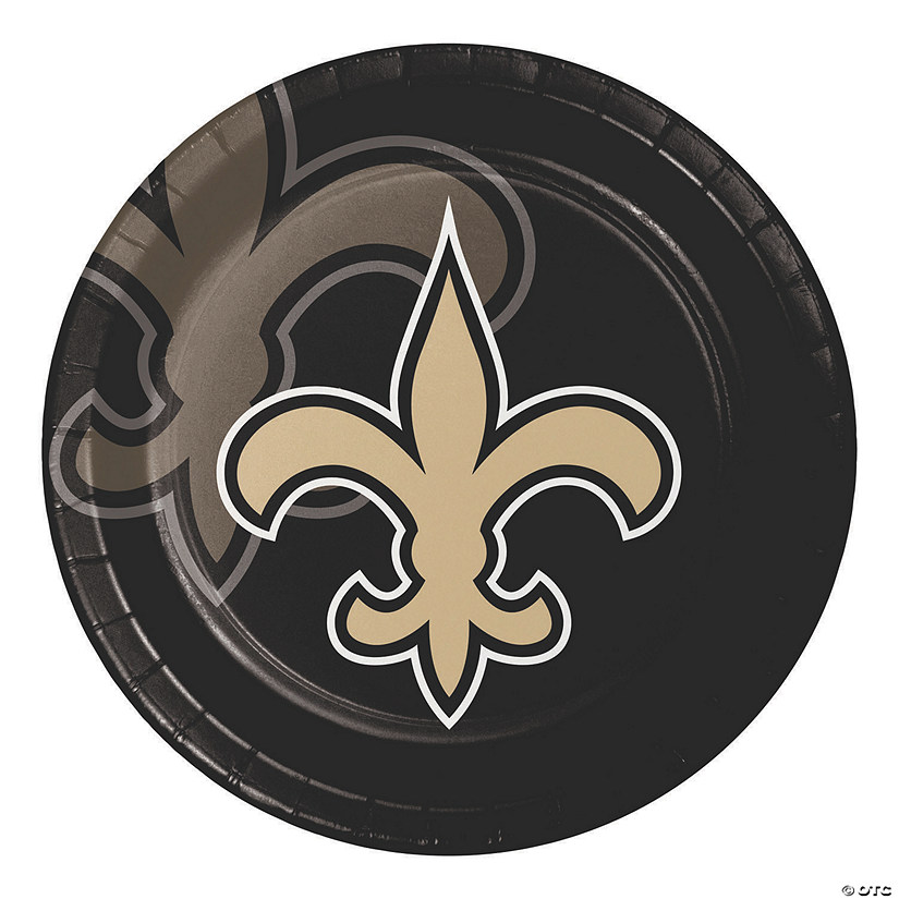 Nfl New Orleans Saints Paper Plates - 24 Ct. Image