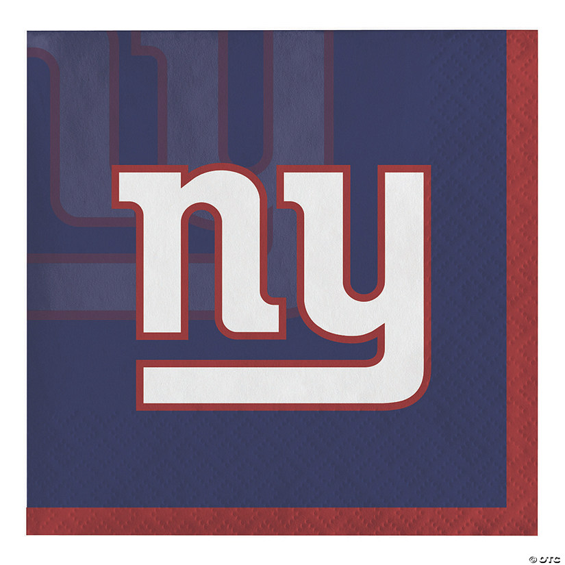 NFL New York Giants Beverage Napkins 48 Count Image