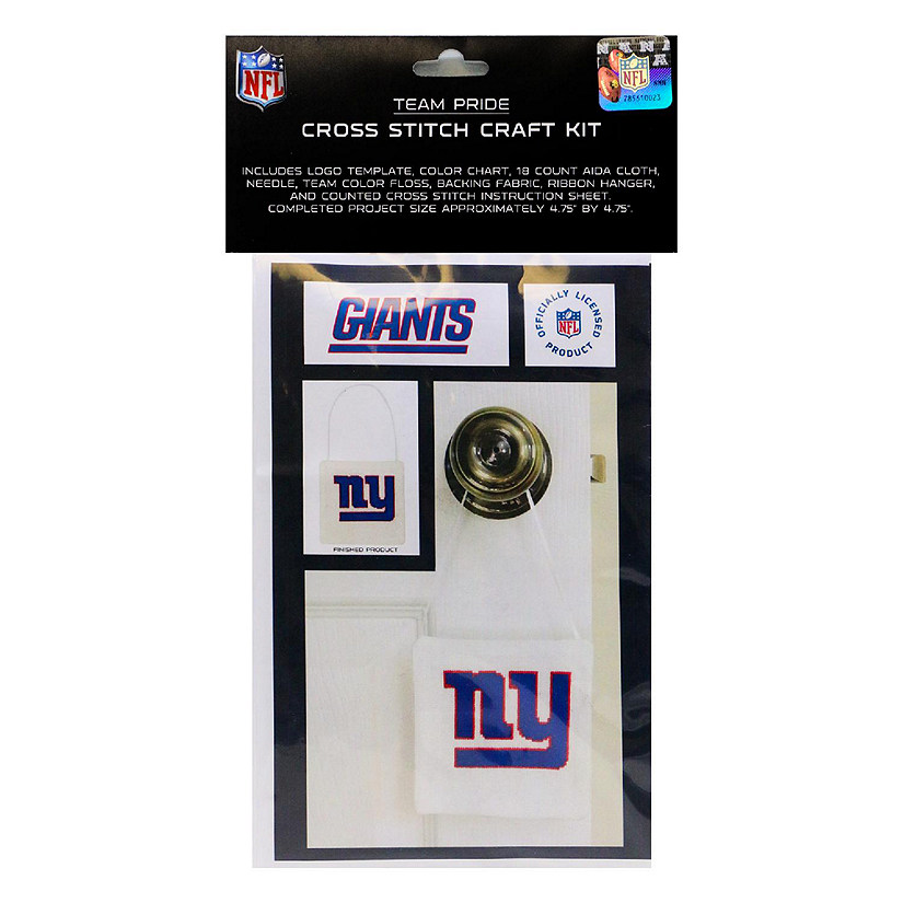 NFL New York Giants Cross Stitch Craft Kit