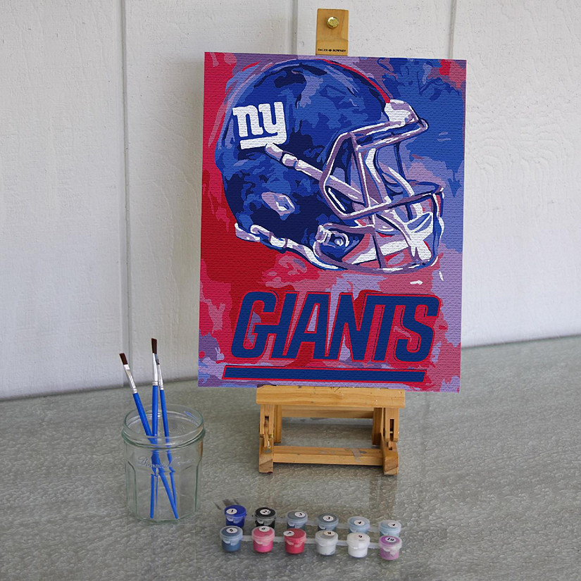 NFL New York Giants Team Pride Paint By Number Kit Oriental Trading