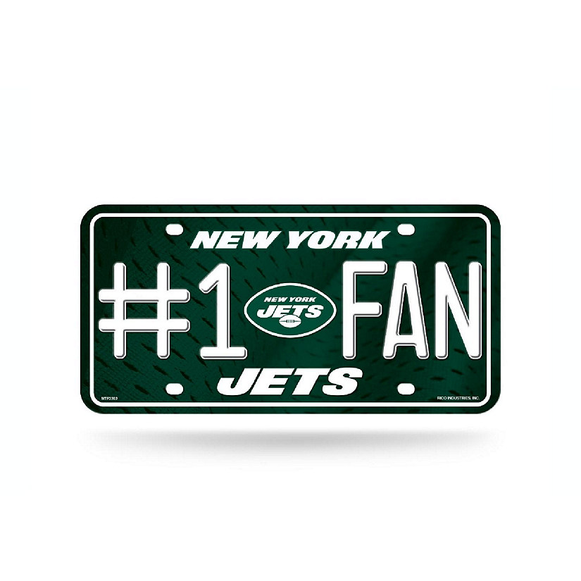 NFL New York Jets License Plate Image