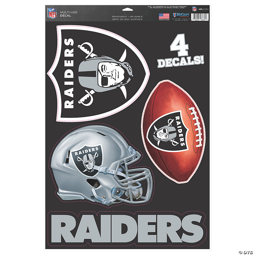 NFL® Oakland Raiders™ Window Decals Oriental Trading