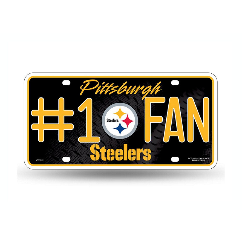 NFL Pittsburgh Steelers License Plate Image