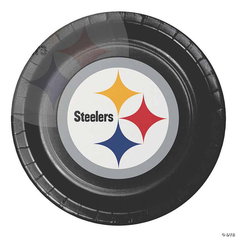 Nfl Pittsburgh Steelers Paper Plates - 24 Ct. Image