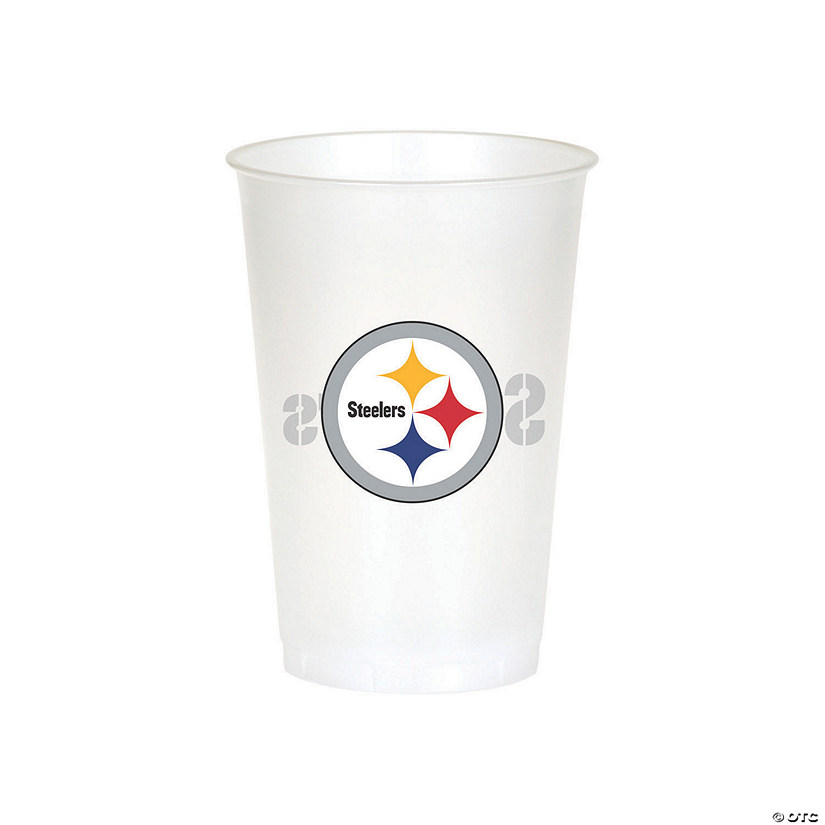 Nfl Pittsburgh Steelers Plastic Cups - 24 Ct. Image