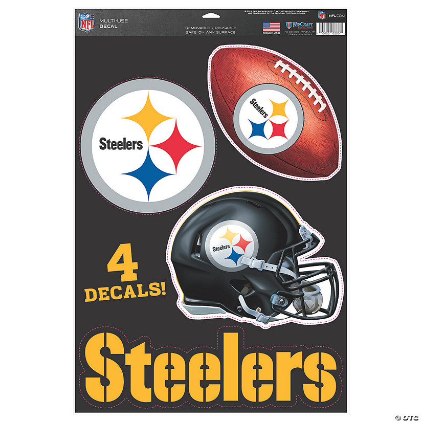 NFL® Pittsburgh Steelers™ Window Decals Oriental Trading