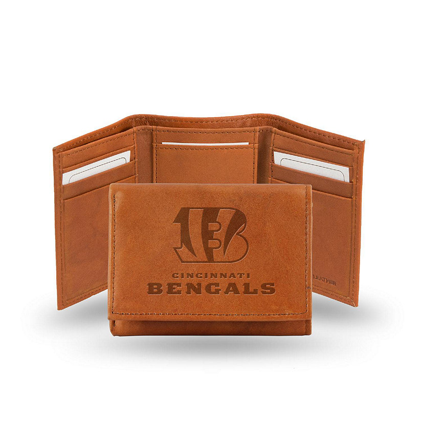 4 Brown NFL Jacksonville Jaguars Engraved Billfold Wallet