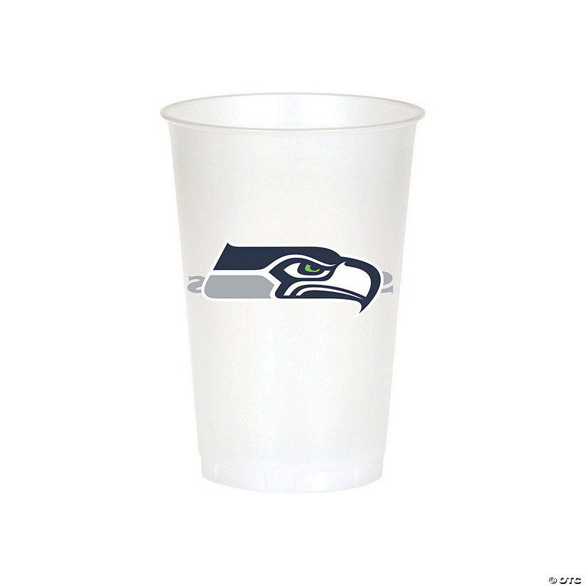 Nfl Seattle Seahawks Plastic Cups - 24 Ct. Image