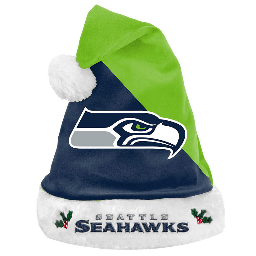 NFL Seattle Seahawks Santa Hat , One-Size