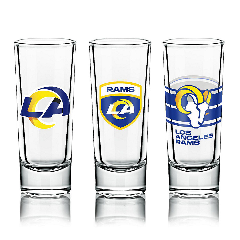 NFL Shot Glasses 6 Pack Set Los Angeles Rams Oriental Trading