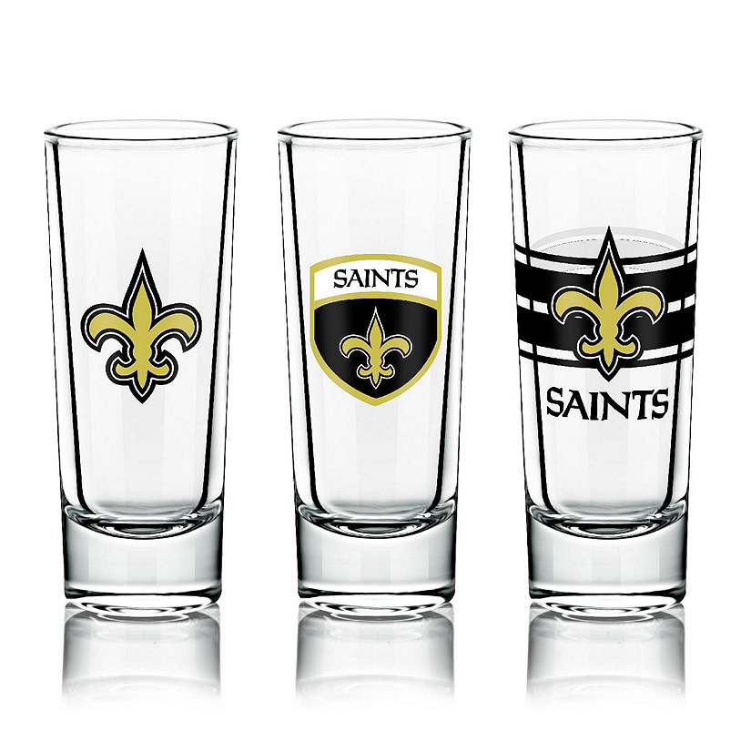 NFL Shot Glasses 6 Pack Set - New Orleans Saints Image