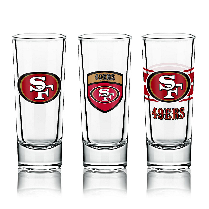 NFL Shot Glasses 6 Pack Set - San Francisco 49ers Image