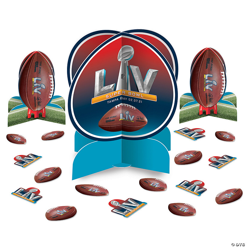NFL® Super Bowl LV Table Decorating Kit Oriental Trading
