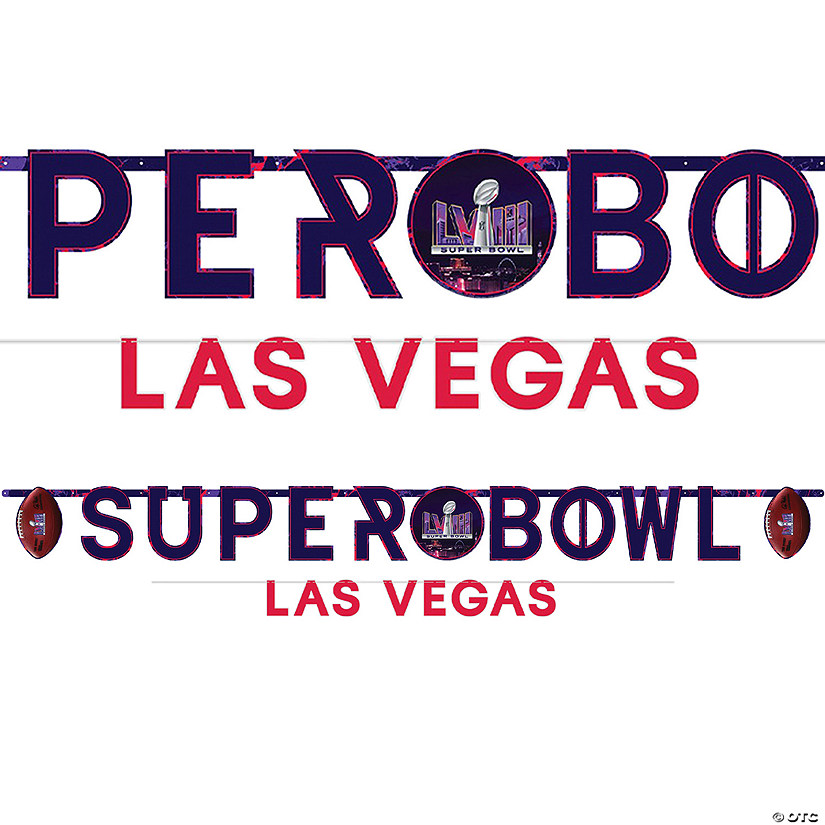 NFL<sup>&#174;</sup> Super Bowl LVIII Jumbo Letter Banner Set - 2 Pc. Image