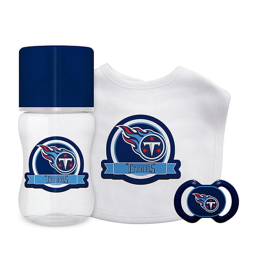 NFL<sup>&#174;</sup> Tennessee Titans&#8482; Licensed BabyFanatic Bottle, Bib & Pacifier Set &#8211; 3 Pc. Image