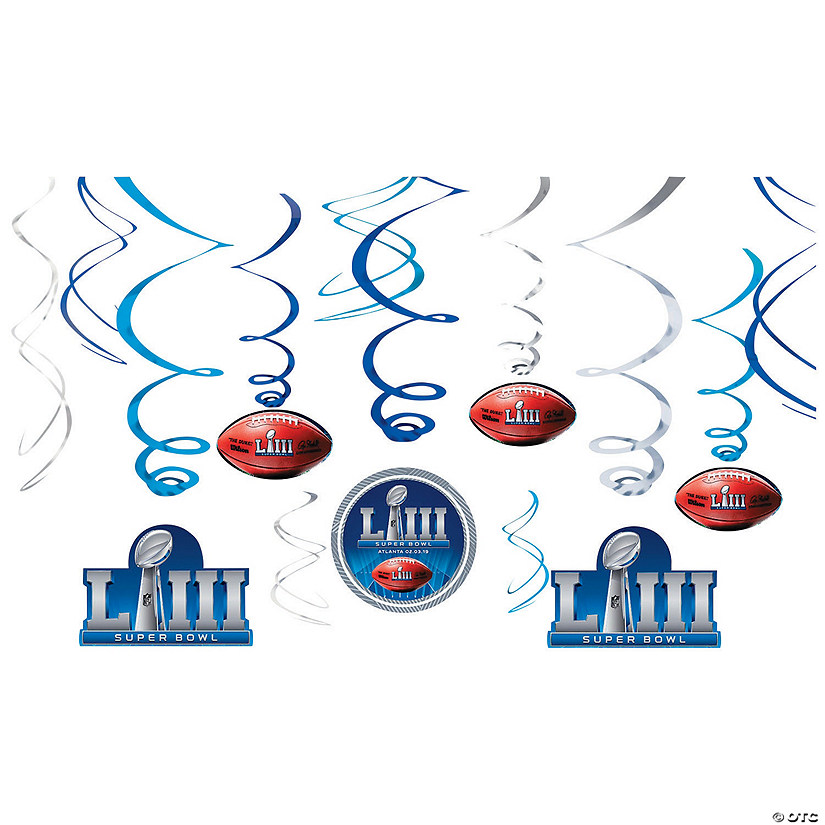 NFL&#174; Super Bowl LIII Hanging Swirls Image