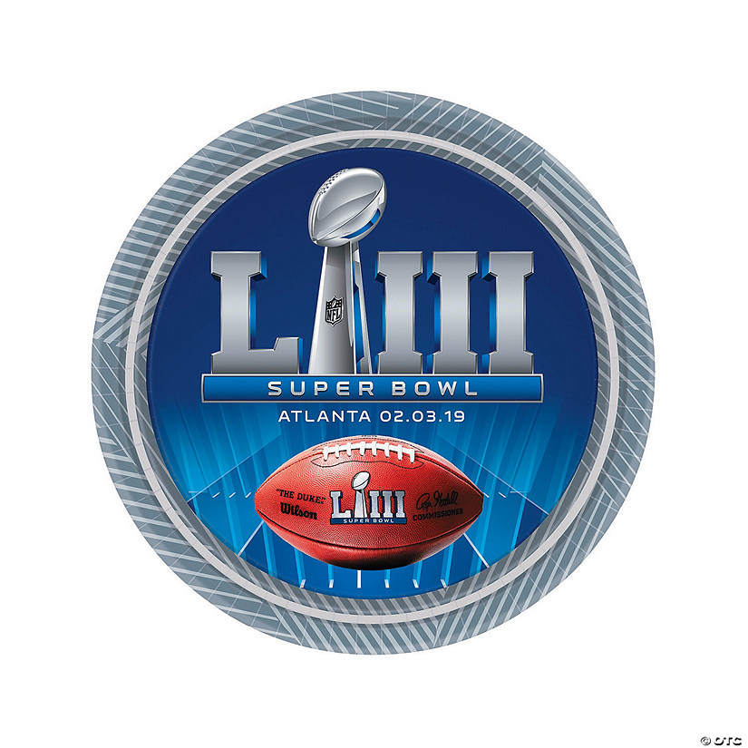 NFL&#174; Super Bowl LIII Paper Dinner Plates - 8 Ct. Image