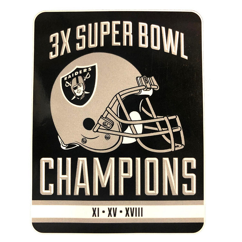 Las Vegas Raiders（Los Angeles Raiders） Super Bowl Trophy Team Logo –  HYPERINGS