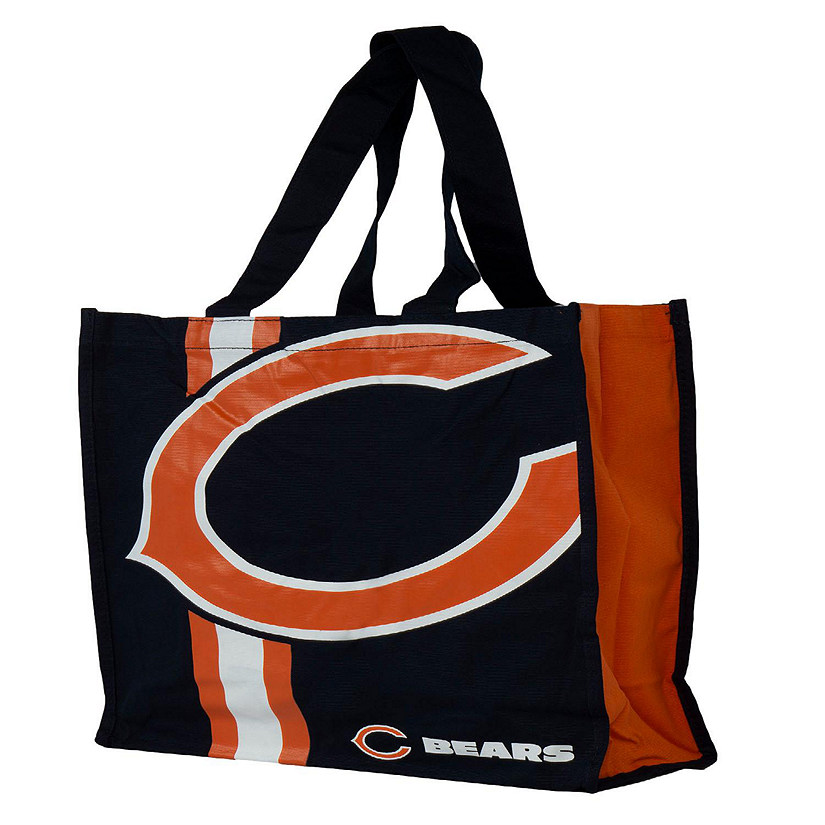 NFL Team Logo Reusable  Chicago Bears Grocery Tote Shopping Bag Image