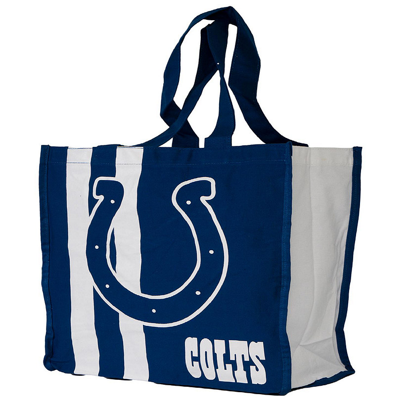 NFL Team Logo Reusable  Indianapolis Colts Grocery Tote Shopping Bag Image