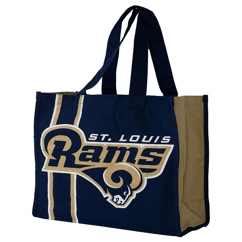 NFL Team Logo Reusable  St. Louis Rams Grocery Tote Shopping Bag Image