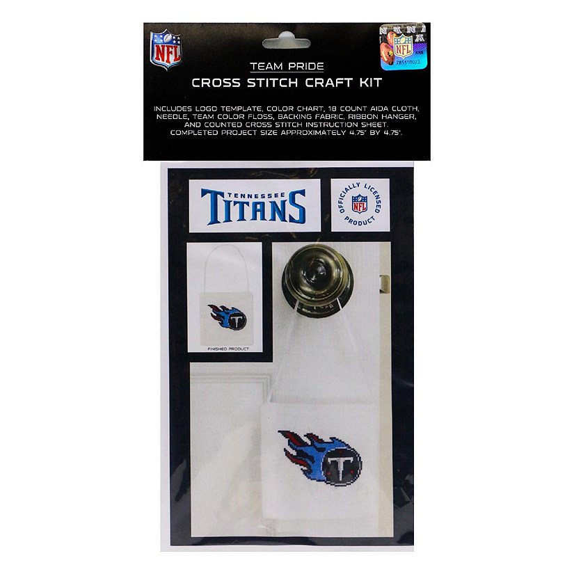212 Main CRCCSTEN NFL Tennessee Titans Cross Stitch Craft Kit