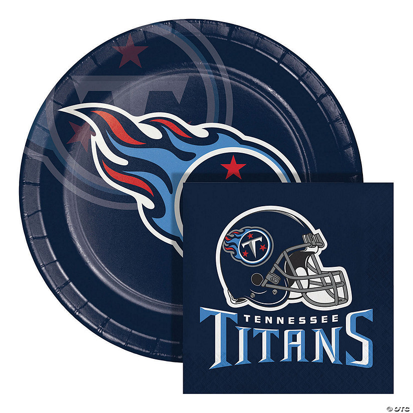 Nfl Tennessee Titans Paper Plate And Napkin Party Kit Image