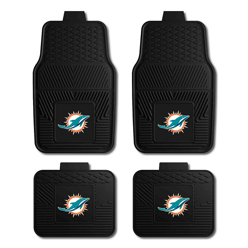 Miami Dolphins NFL Vintage Football Rug