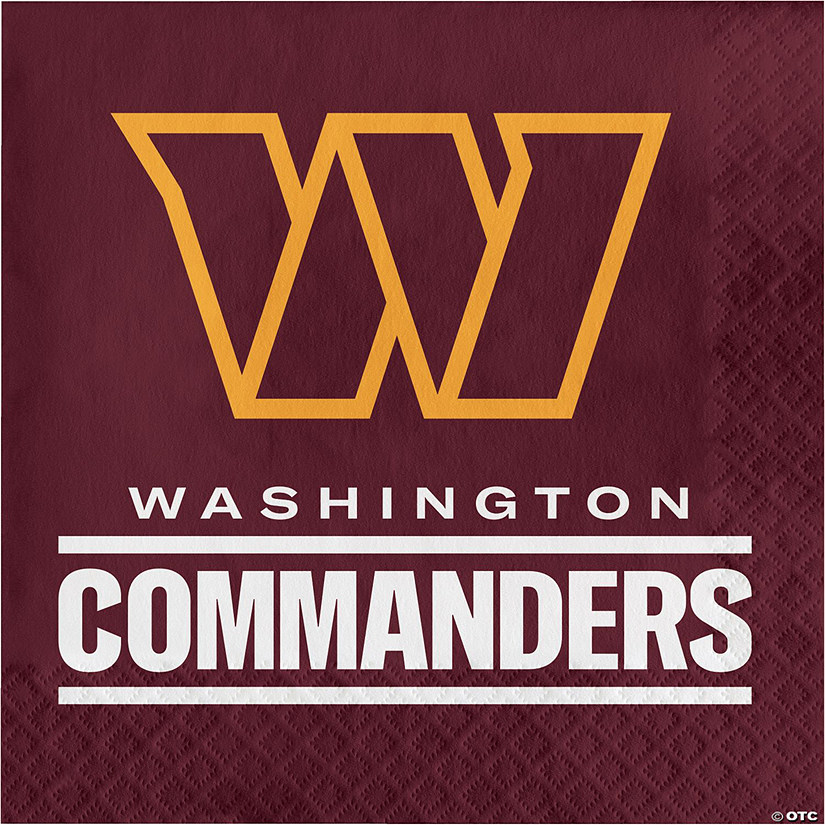 NFL Washington Commanders Napkins, 48 ct Image