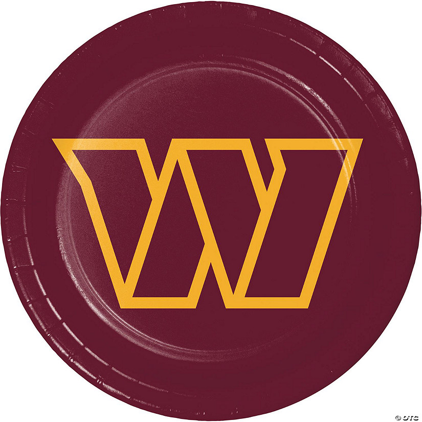 NFL Washington Commanders Paper Plates, 24 ct Image