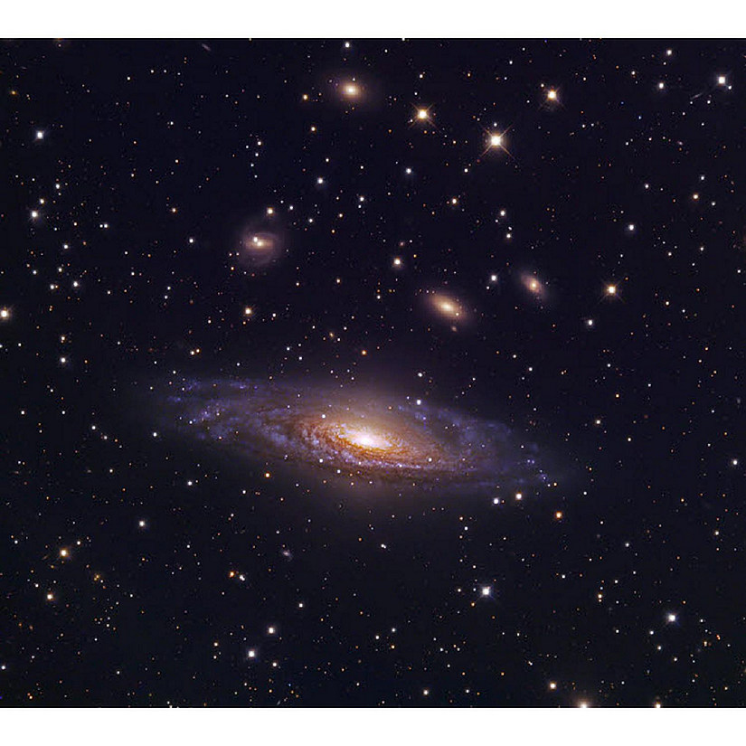 NGC 7331 Spiral Galaxy in Pegasus Poster Print by Robert Gendler