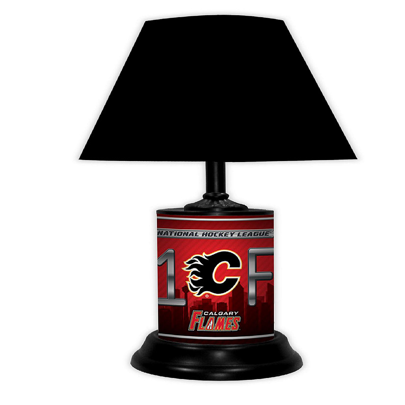 NHL Desk Lamp Calgary Flames Oriental Trading