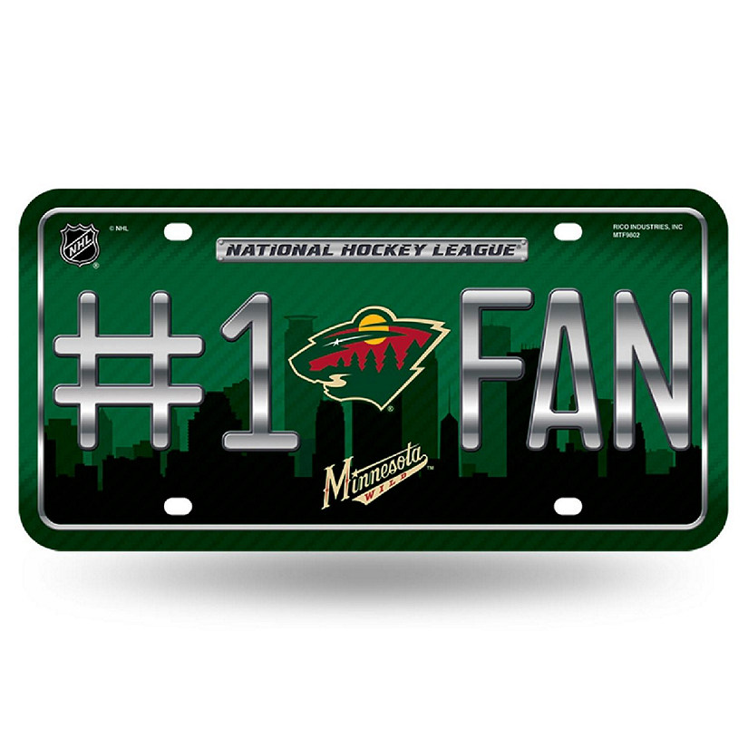 NHL Minnesota Wild License Plate Image