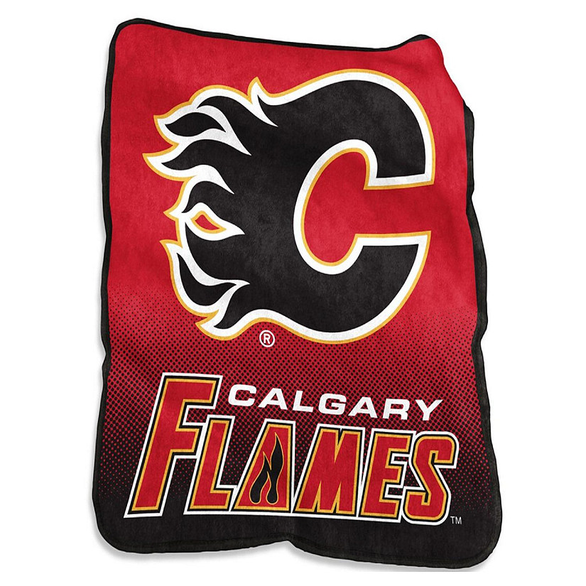 NHL Raschel Throw Calgary Flames 50'' x 60'' Image