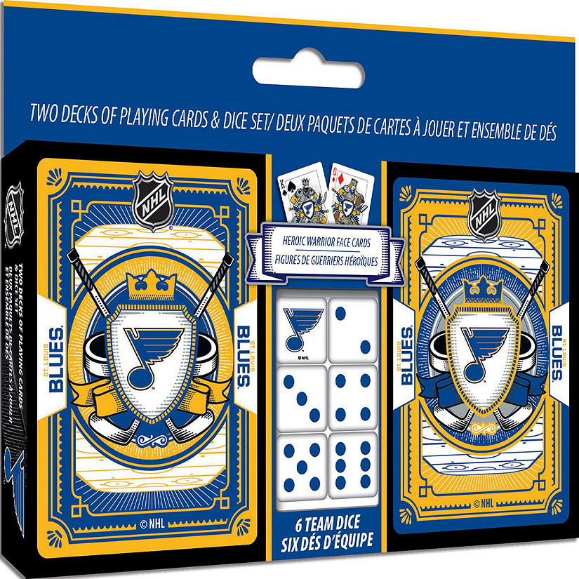 NHL St. Louis Blues 2-Pack Playing cards & Dice set Image