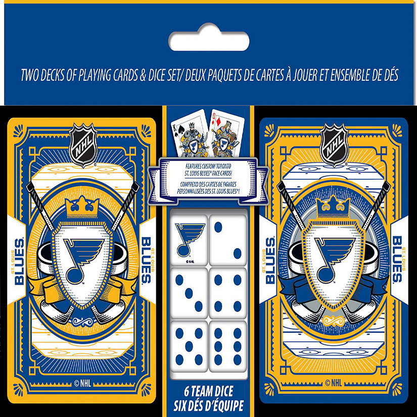 NHL St. Louis Blues 2-Pack Playing cards & Dice set Image