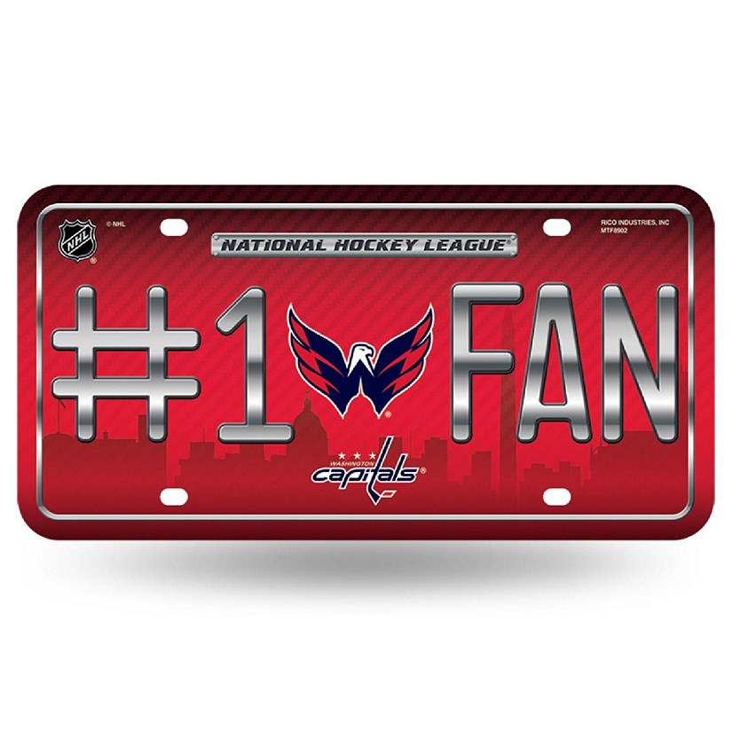 NHL Washington Capitals License Plate Image